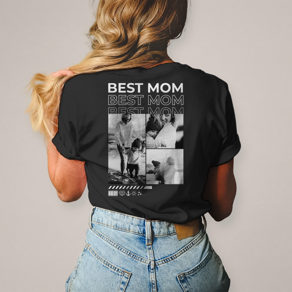 Best Mom - personalisiertes T-Shirt Damen